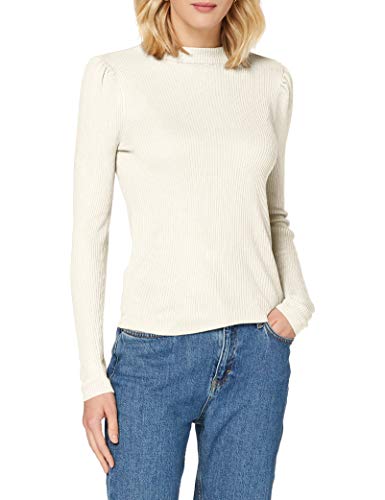 Vila Bluza damska Vipopsa Knit Crew Neck L/S Top