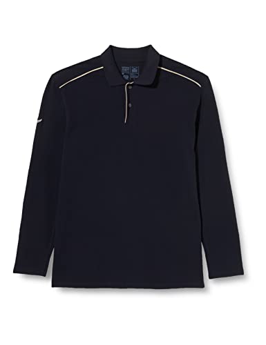 Trigema Męska koszulka polo, niebieski (Navy-C2c 546), XXL
