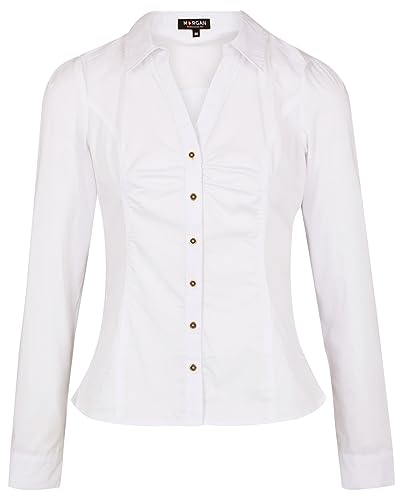 Morgan T-shirt damski, Blanc, 40/Wysoki