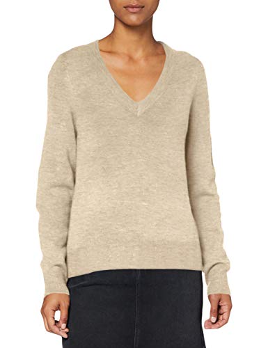 ONLY Onlcorinne L/S V-Neck KNT sweter damski, Kamie? Pumeksowy, S