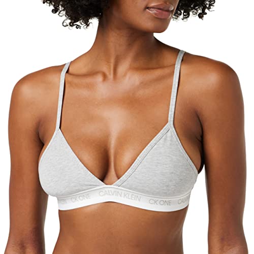 Calvin Klein Damski biustonosz trójkątny bez podszewki, wrzos szary, M