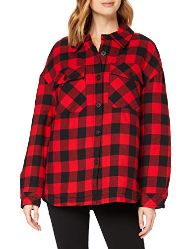 Urban Classics Damska koszulka damska z flanelą