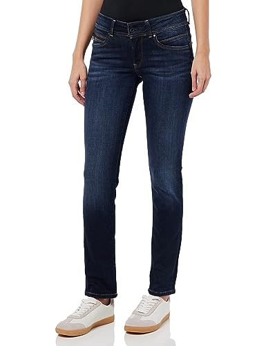 Pepe Jeans dżinsy damskie new brooke, Niebieski (Denim-H06), 34W / 34L