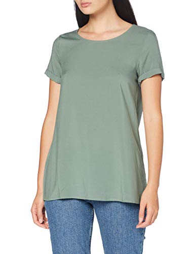 VERO MODA Damska bluzka Vmnads Ss Fold Up Blouse Ga Color