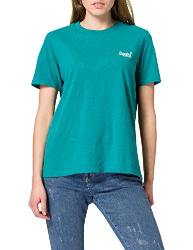 Superdry Damska koszulka Ol Classic Tee, Ocean Green Marl, L