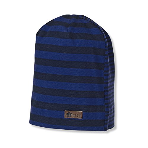 Sterntaler Chłopięca czapka beanie, Niebieski (Atlantik 307), 51