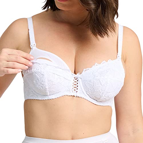 Sans Complexe Damski biustonosz ciążowy Arum Baby, (Blanc Gcc), 80F