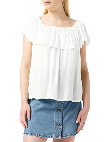 SPARKZ COPENHAGEN Damska koszula Harriet Off Shoulder Top, złamany biały, L