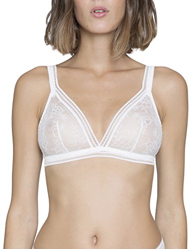 Maison Lejaby Damski stanik trójkątny Miss Lejby, Écru (Lys 801), 80B