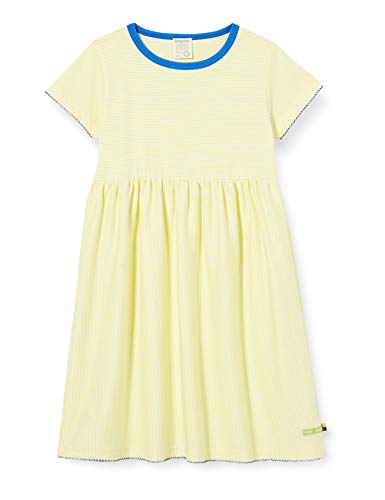 loud + proud Dziewczęca sukienka w paski Organic Cotton Kleid