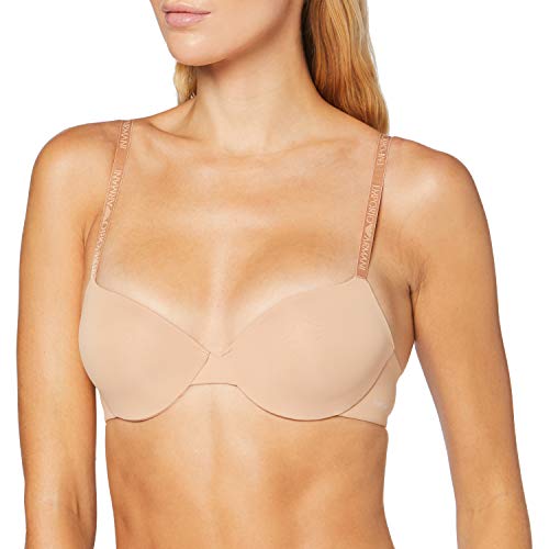 Emporio Armani Biustonosz damski Basic Bonding z mikrofibry, niewidoczny biustonosz