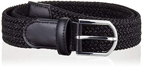 BRAX Damski pasek damski pleciony pasek z wyrafinowanymi detalami, Black 550927_91000990, 90