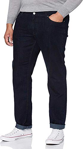 BRAX Feel Good Feel Good spodnie męskie Cooper – krój regular fit, stretch, normalny ściągacz – bawełna, stretch bawełniany, ciemnoniebieski, 35W / 34L
