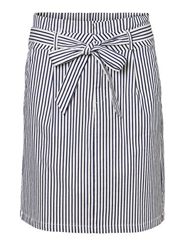 VERO MODA Damska spódnica Vmeva Hr Paperbag Cot Ps Skirt Noos Ga Rock, Snow White, S