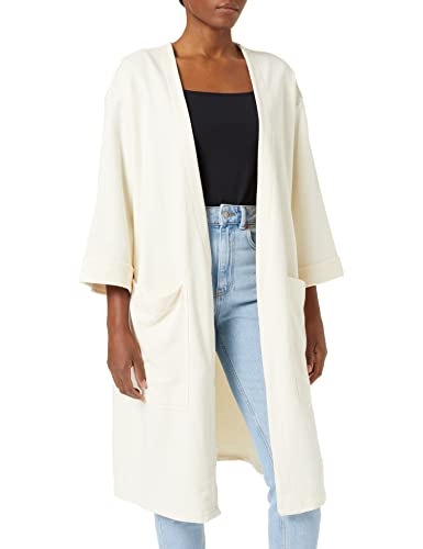 Urban Classics Damska kurtka z dzianiny Oversized Terry Cardigan, Whitesand, L