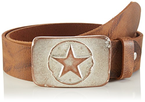 MGM Unisex Fashion Star pasek, brązowy (Nougat-bianco 12), 85 cm