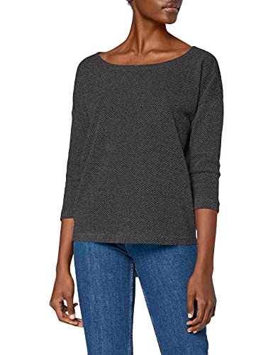 Only Kobiety Onlalba 3/4 Top Jrs Noos Bluzka, Dark Grey Melange, M
