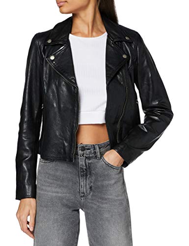 Freaky Nation Damska kurtka skórzana Bali-fn Sc, czarny, XS