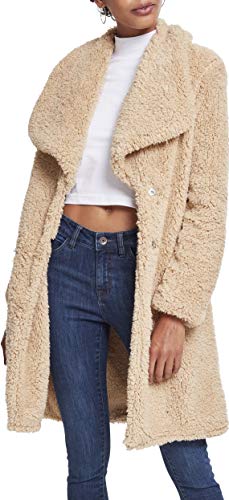 Urban Classics Damska parka damska Soft Sherpa, beżowy (Darksand 00806), XL