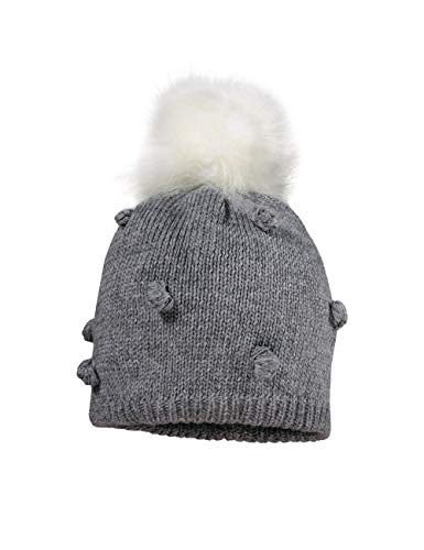 maximo Dziewczęca pompon ze sztucznego futra czapka beanie