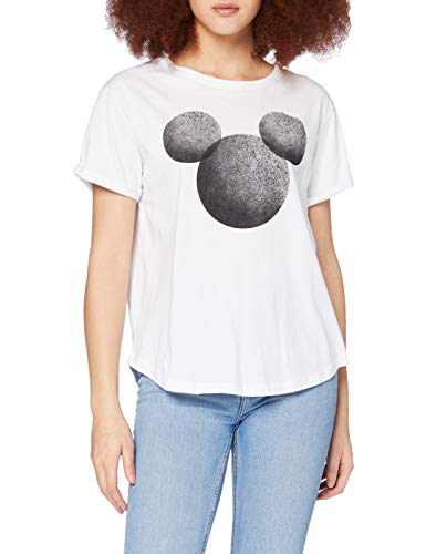 Disney Koszulka damska Mickey Mouse wyblakła sylwetka