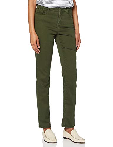 BRAX Damskie spodnie sportowe Mary Winter Dream Five Pocket Slim Fit, ciemnooliwkowy, 42W / 32L