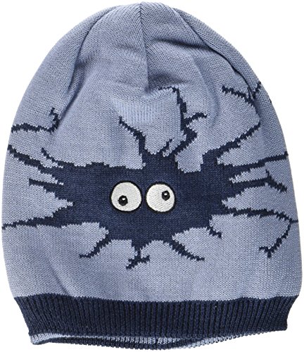 maximo Dziergana czapka dwustronna/dwustronna beanie w kolorze Denim Blue z dwustronną stroną Monster, Mehrfarbig (denim/navy 4048), 49/51 cm
