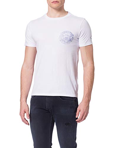 Replay T-shirt męski, Biały (001 White), XL
