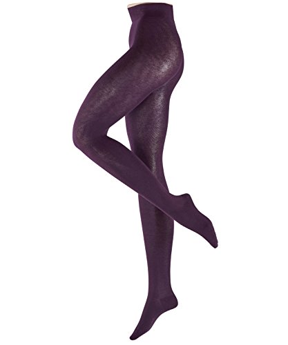 Esprit damskie rajstopy Cotton Feeling, mieszanka bawełny, 1 sztuka, fioletowe (Plumberry 8722), rozmiar: 38-40