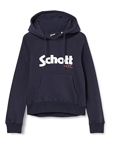 Schott NYC Bluza damska, Niebieski (granatowy), XL