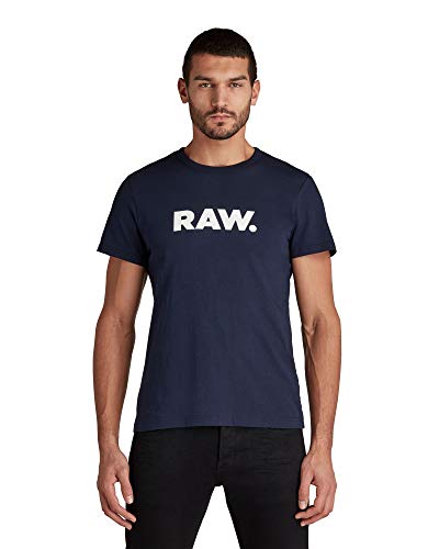 G-STAR RAW koszulka męska holorn, niebieski (Sartho Blue 8415-6067), XS