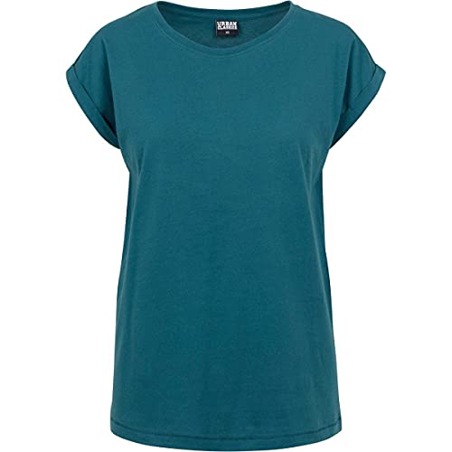 Urban Classics Damska koszulka z przedłużonymi ramionami, morski, 4XL