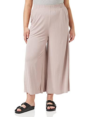Urban Classics Damskie spodnie modal Culotte, szerokie spodnie 3/4 dla kobiet z elastycznym ściągaczem, dostępne w wielu kolorach, rozmiary XS-5XL, Duskrose, 5XL