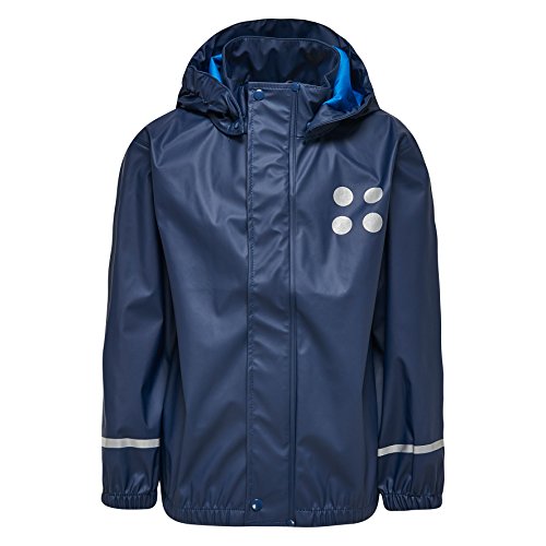 Lego Wear Jonathan kurtka przeciwdeszczowa dla chłopców, niebieski (Dark Navy 589), 4 lat