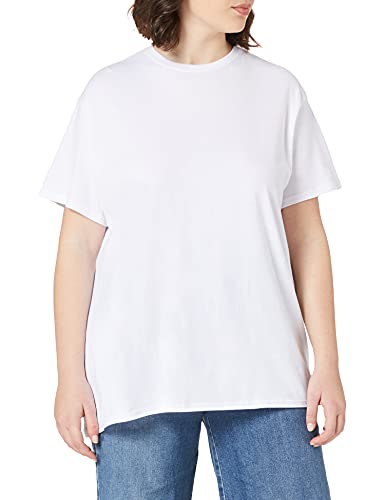 Build Your Brand Męski T-shirt Merch, biały, 4XL