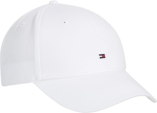 Tommy Hilfiger Mężczyźni CLASSIC BB CAP Czapka z Daszkiem, Biały, Jeden Rozmiar