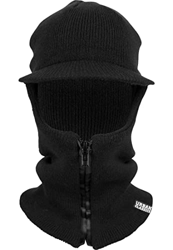 Urban Classics Uniseks Balaclava Visor Kominiarka, Czarny