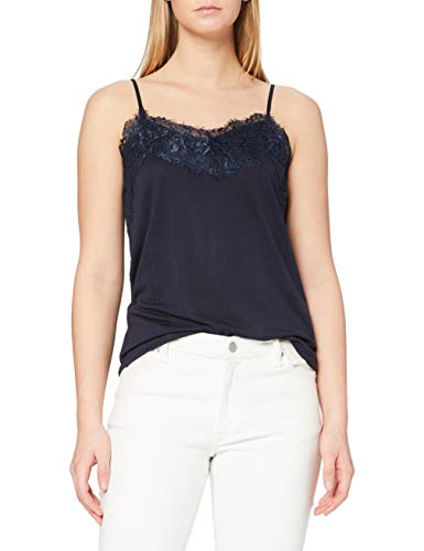 ICHI Top damski, niebieski (Total Eclipse 14044), S