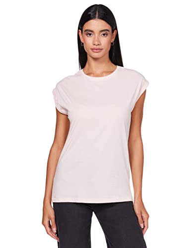 Urban Classics damska koszulka damska z przedłużonym ramieniem koszulka podstawowe rękawy, koszulka z krótkim rękawem z okrągłym dekoltem, rozmiary: XS - 5XL