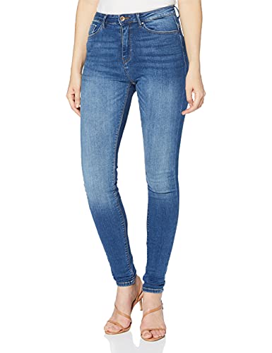 ONLY OnlPaola dżinsy damskie skinny fit z wysokim stanem, niebieski (Medium Blue Denim), S x 32L
