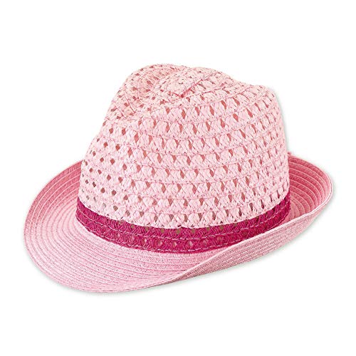 Sterntaler Dziewczęca czapka z daszkiem, Różowy (kwiat migdałów 715), 47