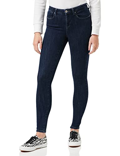 ONLY ONLPOWER MID Push UP SK BB REA233 dżinsy damskie, ciemnoniebieskie dżinsy, XS/32, niebieski (Dark Blue Denim), XS