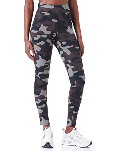Urban Classics Damskie legginsy z wysokim stanem Camo Tech klasyczne spodnie, Dark Camo, S