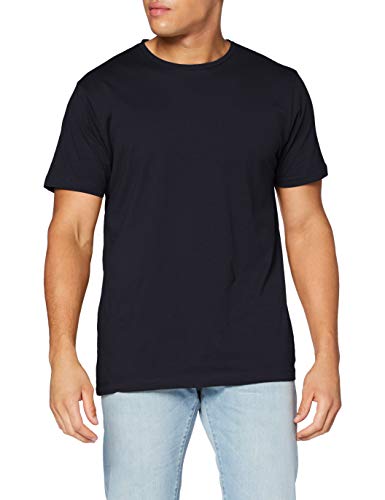 Build Your Brand Męski T-shirt z okrągłym dekoltem, grantowy, M