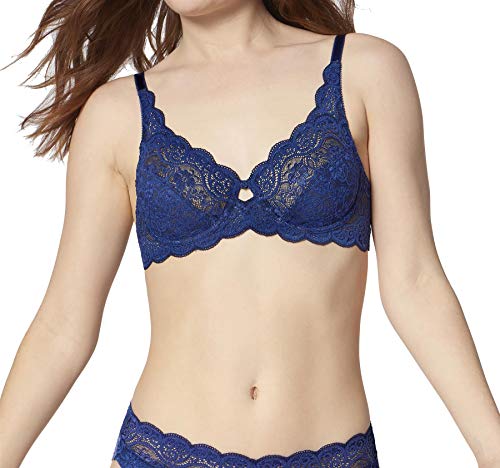 Triumph Kobiety Amourette 300 W X Biustonosz z fiszbinami, Deep Water, 80E