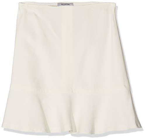 VALENTINO Jedwabny top, biały, 36