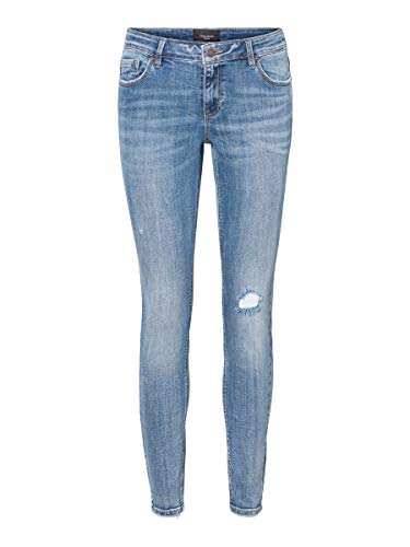 VERO MODA Dżinsy damskie, niebieski (medium blue denim), (XS) W / 32L