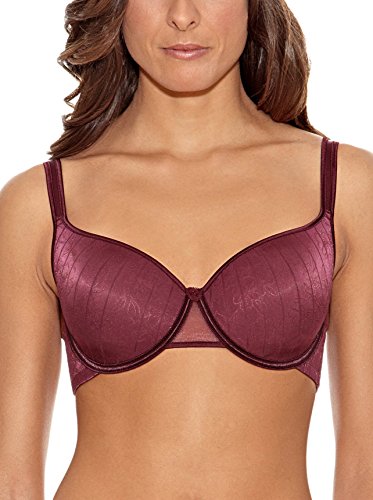 Selene Vanessa damski biustonosz z fiszbinami, Burgund, 95C