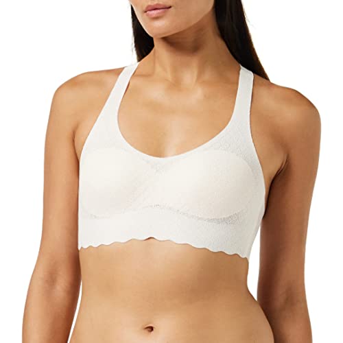 Sloggi Damski biustonosz Zero Feel Lace Top, Angora, XS