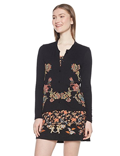 Desigual Damski sweter Daniela, czarny (Negro 2000), XS